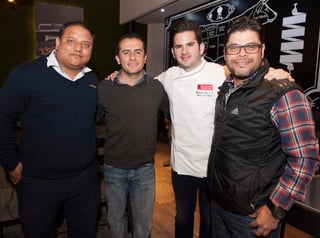 Alejandro, Enrique, Marcelo y Abraham.