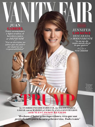 La primera dama aparece en portada del mes de febrero. (TWITTER)