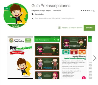 La aplicación 'Guía Preinscripciones' se puede descargar a través de los sitios tradicionales “Play store” para android APP y también a través de “App Store” de manera gratuita. (ESPECIAL) 