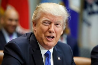 La declaración de Trump indica que está usando las mismas expresiones que utilizó durante sus mítines de campaña. (ARCHIVO)
