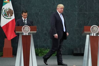 Rumbo. La relación de México con EU pasa por un momento difícil, pero hay posibilidad que Peña y Trump se reúnan en marzo.