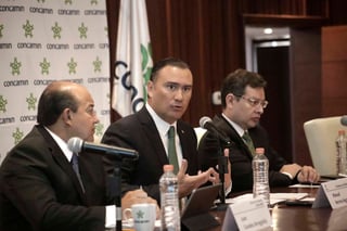 Costos. Manuel Herrera, presidente de la Concamin señala que el panorama es complicado.
