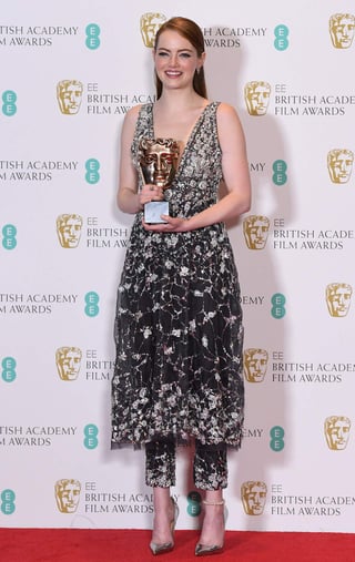 Emma Stone ganó como Mejor actriz protagonista. (ARCHIVO) 