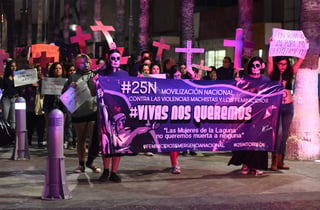 La Red de Mujeres de La Laguna reviró al gobernador Rubén Moreira y a su esposa, la diputada Federal, Carolina Viggiano, con respecto a las declaraciones dadas este fin de semana por los tres asesinatos de mujeres que han ocurrido este año en Torreón. (ARCHIVO)
