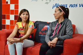 Las atletas que han dominado el panorama atlético de La Laguna durante los años recientes, estuvieron de visita en el estudio de Siglo TV. (EL SIGLO DE TORREÓN)