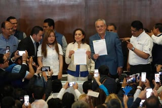 Josefina Vázquez Mota decidió volver a la arena política y se registró como precandidata del Acción Nacional al gobierno del Estado de México. (EL UNIVERSAL)