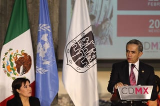 Miguel Ángel Mancera indicó que para formalizar el llamado enviará un oficio a las oficinas de la ONU. (EFE)