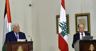 El presidente palestino aseguró que confía en que esta visita 'ayudará a reforzar los vínculos fraternales entre ambos pueblos y países'. (EFE)