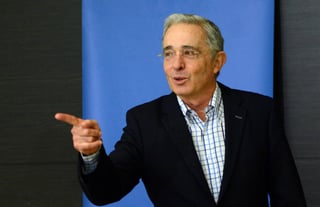 Opositor. El expresidente de Colombia, Álvaro Uribe se opuso al acuerdo de paz con las FARC y el ELN.