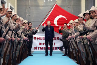 Crítica. El presidente de Turquía, Recep Tayyip Erdogan, se ha lanzado en contra de Alemania.