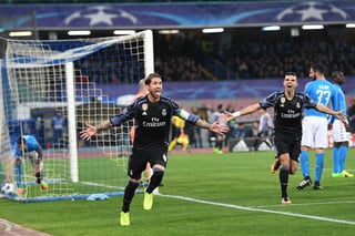 Sergio Ramos apareció en par de ocasiones para meter al Real Madrid a los cuartos de final. (AP)
