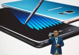 Presentación. Samsung antes de hacer las presentaciones la empresa pidió disculpas por las baterías defectuosas. 