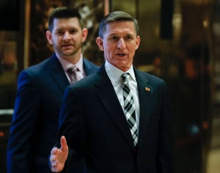 Baja. Flynn se convirtió en la primera baja de la administración de Donald Trump. (AP)