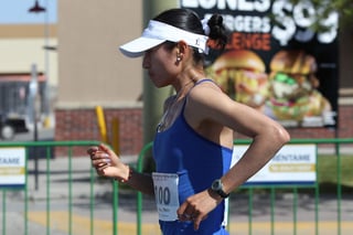 Guadalupe González se llevó la victoria en los 20 kilómetros. (EFE)
