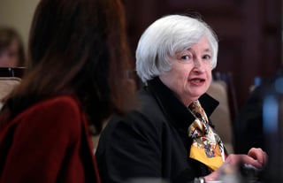Incremento. En la imagen aparece Janet Yellen, presidenta de la Fed, los analistas estiman que la Fed suba las tasas 25 puntos.