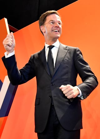 Firmeza. Mark Rutte tuvo una postura firme ante el conflicto diplomático con Turquía, factor que le benefició en las elecciones.  