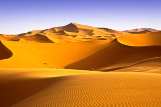 El Sahara cubre nueve millones de kilómetros cuadrados. (INTERNET)
