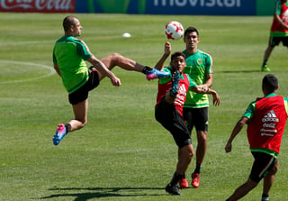 La Selección Mexicana realizó ayer su segundo entrenamiento en Cuernavaca. (Archivo)