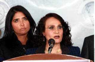 Pacto. Dolores Padierna reconoció que pactó con Barrales su regreso al Senado para ‘darle estabilidad al grupo’. 