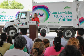 Servicio. La presentación estuvo a cargo de la alcaldesa, Leticia Herrera Ale y el gobernador. (EL SIGLO DE TORREÓN)