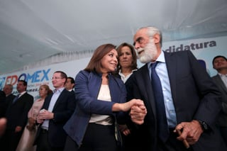 Apoyo. Josefina Vázquez Mota, acudió a las instalaciones del IEEM a registrar su candidata a la gubernatura de Edomex.