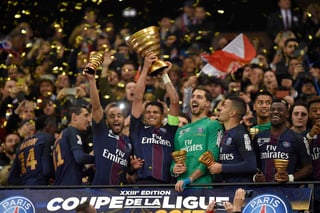 El PSG consiguió la copa por cuarta ocasión consecutiva. (EFE)