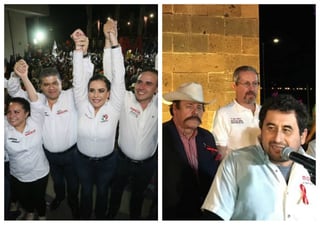 Por el voto. Miguel Riquelme y Armando Guadiana realizaron actos en Saltillo.