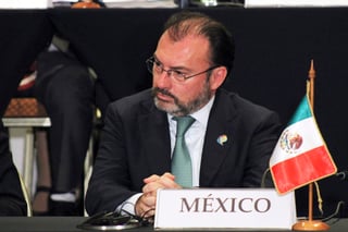 El encuentro se dio previo a su participación en la Sesión del Consejo Permanente de la Asamblea de la OEA. (ARCHIVO)