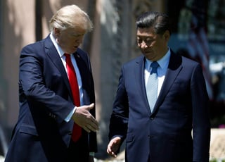 Trump utilizó calificativos de “tremendo” progreso en las conversaciones y declaró la relación con Xi como “excepcional”. (AP)