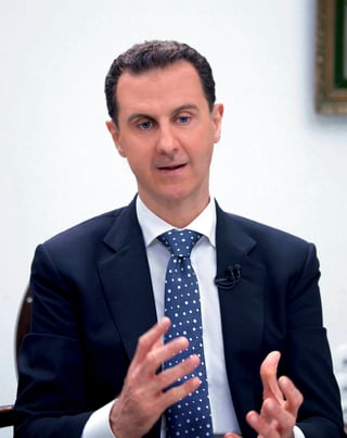 Visión. El presidente sirio Bashar al Assad criticó las acciones de Estados Unidos.
