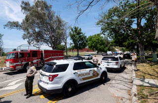 El tiroteo tuvo lugar en la escuela North Park de San Bernardino. (AP) 