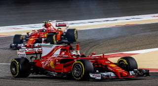 Sebastian Vettel dominó ambas prácticas en Bahrein. (EFE)