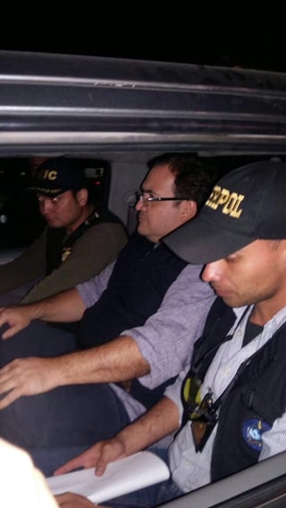 Javier Duarte fue detenido este sábado en Guatemala. (ESPECIAL)