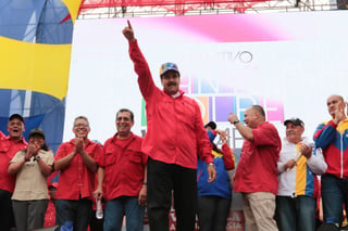 Frente. Nicolás Maduro afirmó que quiere medirse en las urnas 'pronto' para 'verle la cara' a la oposición.
