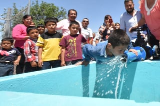 Terminan. Concluyeron las obras para poder dotar de agua a la comunidad El Ranchito. 