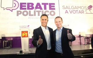 Ricardo Anaya asistió ayer al debate entre candidatos por la gubernatura de Coahuila. (TWITTER) 