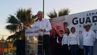 De visita. López Obrador acompañó a Guadiana. (EL SIGLO DE TORREÓN)