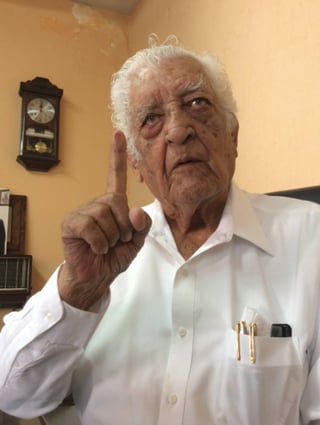 Fallecimiento. Leobardo Flores Ávila, quien fuera de los fundadores de la CTM, murió el pasado sábado a la edad de 102 años. (ARCHIVO)