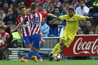 El Villarreal del mexicano Jonathan Dos Santos dio la sorpresa y venció 1-0 al Atlético de Madrid. (Notimex) 