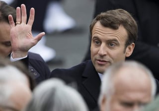 Macron, pese a todo, ha conseguido tocar una tecla en los franceses. (EFE)
