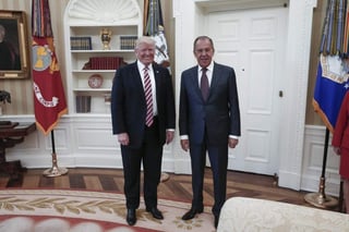 Valoró 'positivamente' la reunión entre el presidente norteamericano, Donald Trump, y el ministro de Exteriores ruso, Serguéi Lavrov. (EFE)