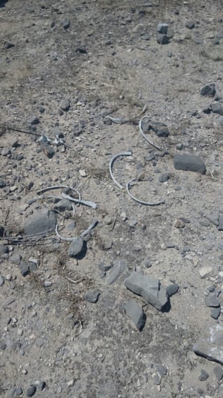 Después de varias horas lograron localizar en una zona de terracería varios restos óseos, presuntamente pertenecientes a seres humanos. (ESPECIAL)