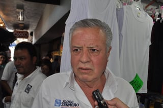Seguridad. Jorge Zermeño, candidato del PAN, dijo que Torreón necesita una Policía confiable. (FABIOLA P. CANEDO)