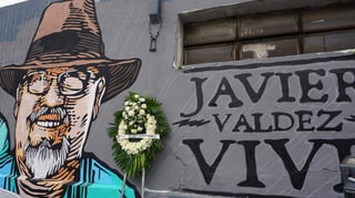 Recuerdo. En Monterrey apareció un grafiti en honor a Javier Valdez