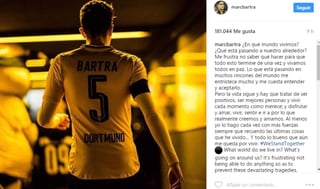 Bartra fue víctima de un atentado el pasado 12 de abril junto con su equipo, el Borussia Dortmund.
