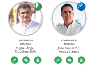 Precisamente a 11 días de llevarse a cabo la jornada electoral en Coahuila, el próximo 04 de junio, de los siete aspirantes a la gubernatura de Coahuila, solo tres han presentado los documentos en la plataforma. (ESPECIAL)