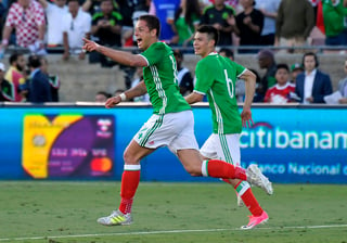 Javier 'Chicharito' Hernández anotó el gol de la Selección Mexicana a los 86 minutos. (AP)