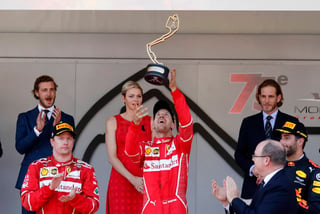 Sebastian Vettel aumentó su diferencia en el campeonato tras ganar el Gran Premio de Mónaco. (AP)