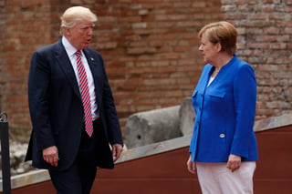 El mandatario estadounidense aseguró que la política comercial y militar de Alemania es 'muy mala' para su país y advirtió de que 'esto va a cambiar'. (ARCHIVO)