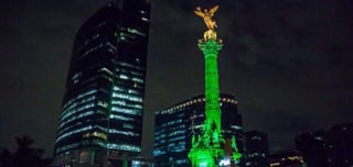'Esta noche a las 20:00 horas la #CDMX se iluminará de verde para manifestar nuestro apoyo al Acuerdo de París #mm', anunció a través de su cuenta de Twitter. (TWITTER)